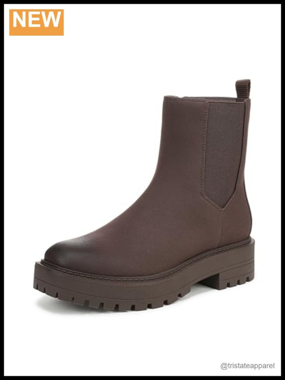 Ankle Bootie with Zipper Closure and Block Heel